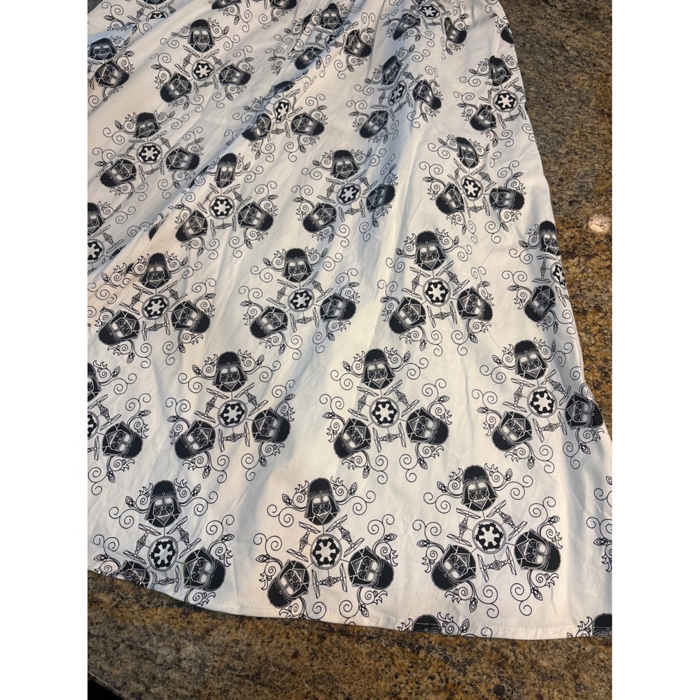 Her Universe Disney Dress Shop Darth Vader Halter Dress‎ Size Large Black White - Picture 7 of 10